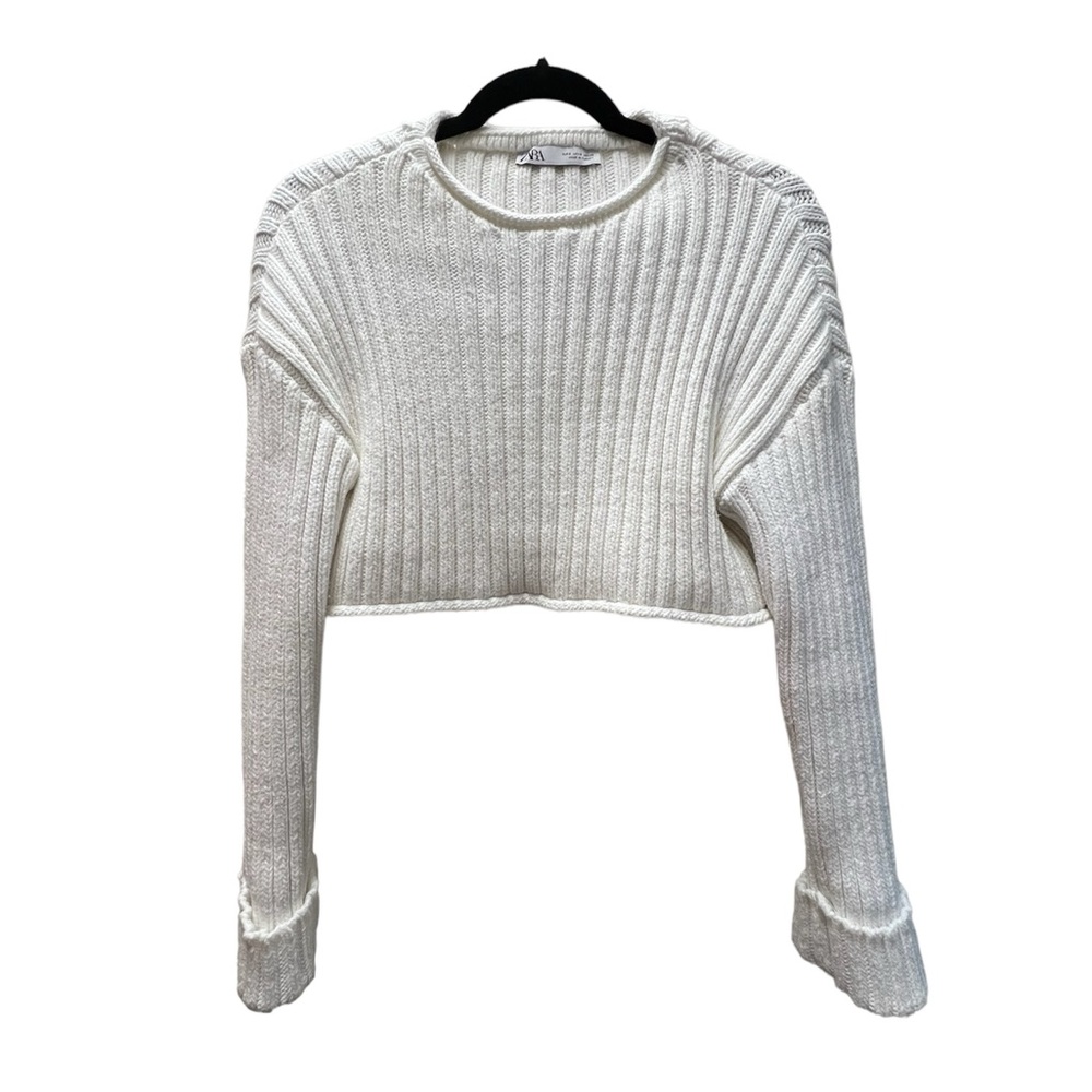 Zara cropped sweater